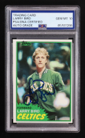 Larry Bird Signed 1981 Topps #4 (PSA | Auto 10) at PristineAuction.com