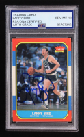 Larry Bird Signed 1986-87 Fleer #9 (PSA | Auto 10) at PristineAuction.com