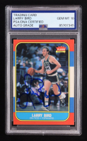 Larry Bird Signed 1986-87 Fleer #9 (PSA | Auto 10) at PristineAuction.com