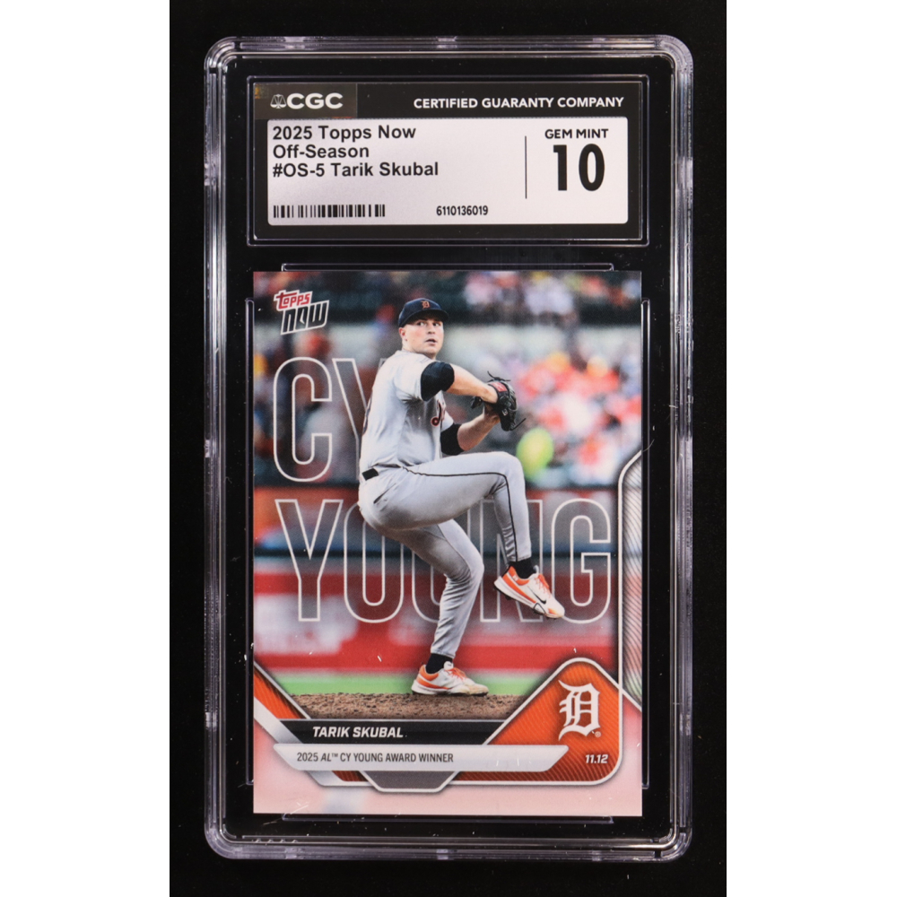 Tarik Skubal 2025 Topps Now Offseason #OS-5 (CGC 10) at PristineAuction.com