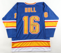 Brett Hull Signed Jersey Inscribed "HOF 09" (Beckett) at PristineAuction.com