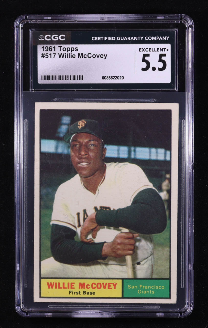 Willie McCovey 1961 Topps #517 (CGC 5.5) at PristineAuction.com Willie McCovey 1961 Topps #517 (CGC 5.5) at PristineAuction.com