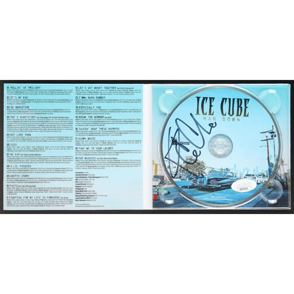 Ice Cube Signed "Man Down" CD with Case (JSA) at PristineAuction.com