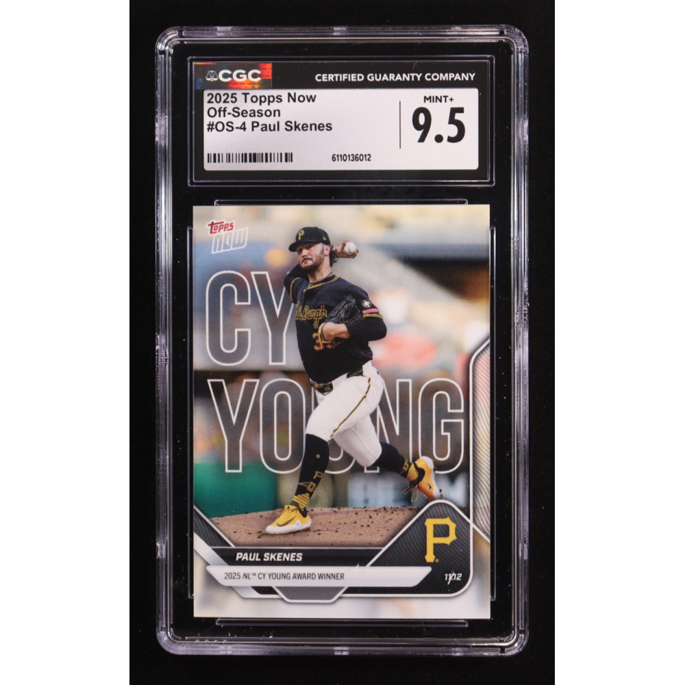 Paul Skenes 2025 Topps Now Offseason #OS-4 (CGC 9.5) at PristineAuction.com