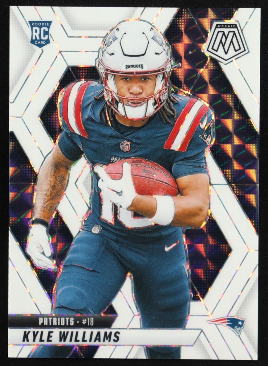 Kyle Williams 2025 Panini Mosaic Mosaic White #353 #17/25 RC at PristineAuction.com Kyle Williams 2025 Panini Mosaic Mosaic White #353 #17/25 RC at PristineAuction.com