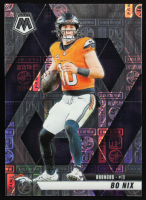 Bo Nix 2025 Panini Mosaic Silver Knight #173 #48/149 at PristineAuction.com