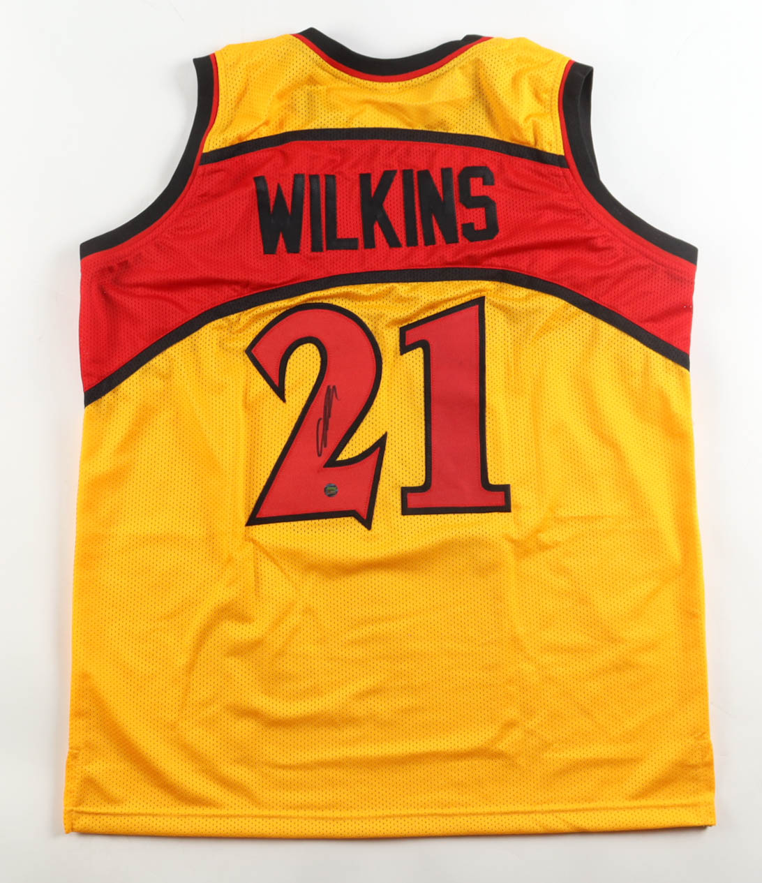 Dominique Wilkins Signed Jersey (AWM) at PristineAuction.com Dominique Wilkins Signed Jersey (AWM) at PristineAuction.com