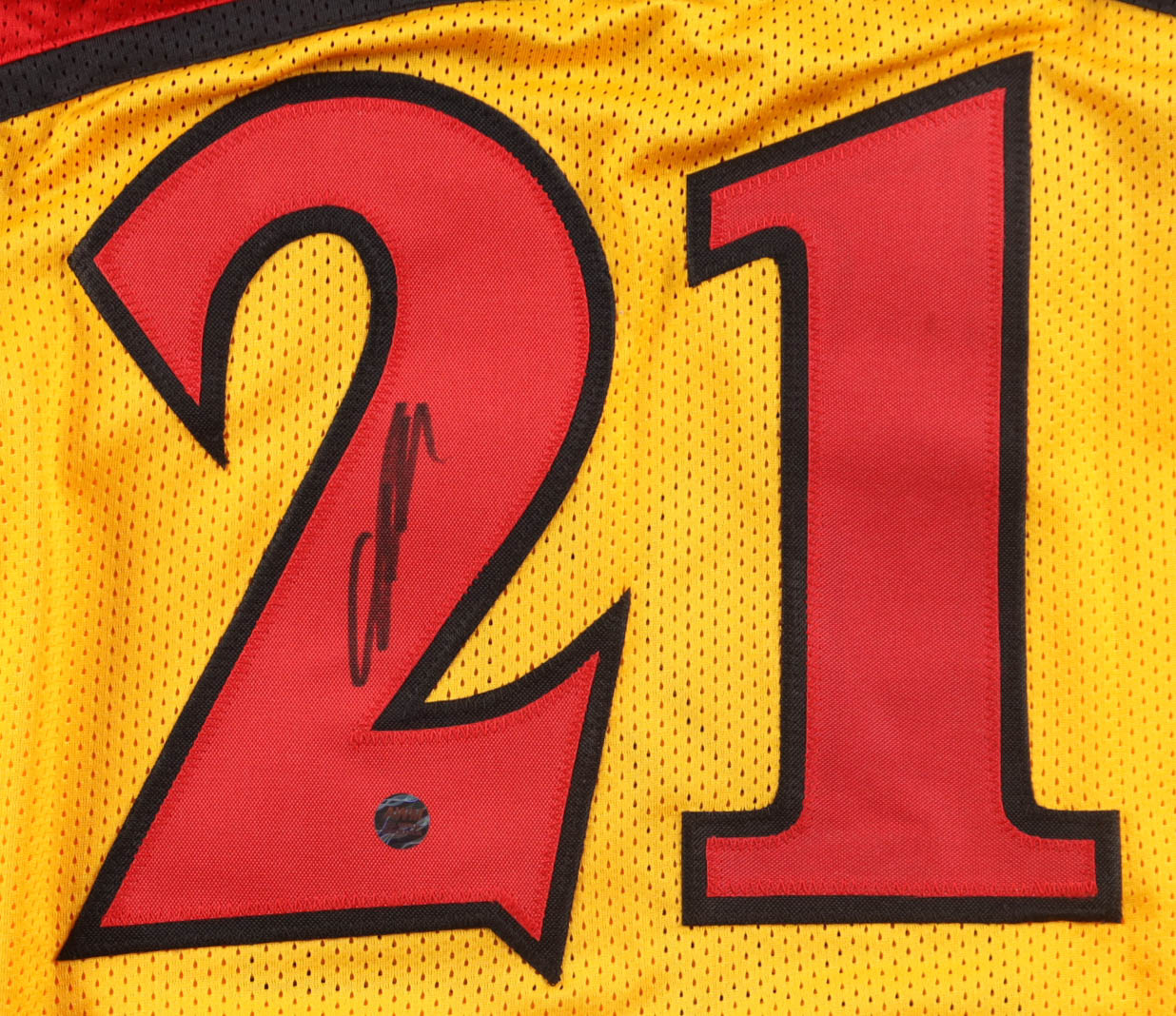 Dominique Wilkins Signed Jersey (AWM) at PristineAuction.com Dominique Wilkins Signed Jersey (AWM) at PristineAuction.com