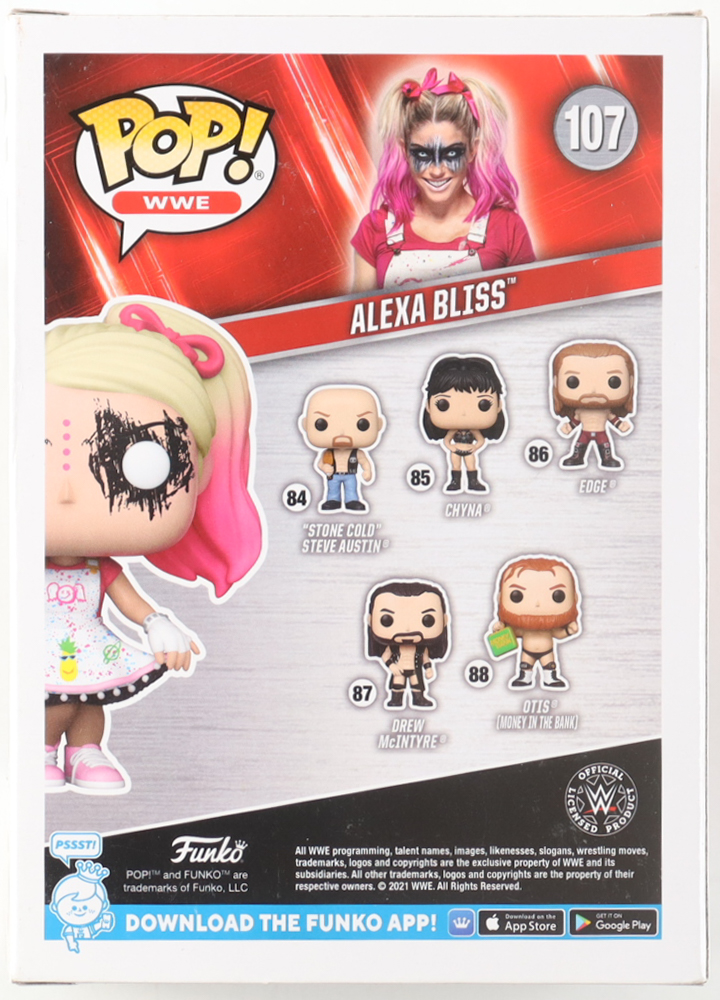 Alexa Bliss Signed WWE #104 Alexa Bliss Funko Pop! Vinyl Figure (JSA) at PristineAuction.com Alexa Bliss Signed WWE #104 Alexa Bliss Funko Pop! Vinyl Figure (JSA) at PristineAuction.com