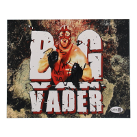 Big Van Vader Signed WWE 8x10 Photo (JSA) at PristineAuction.com