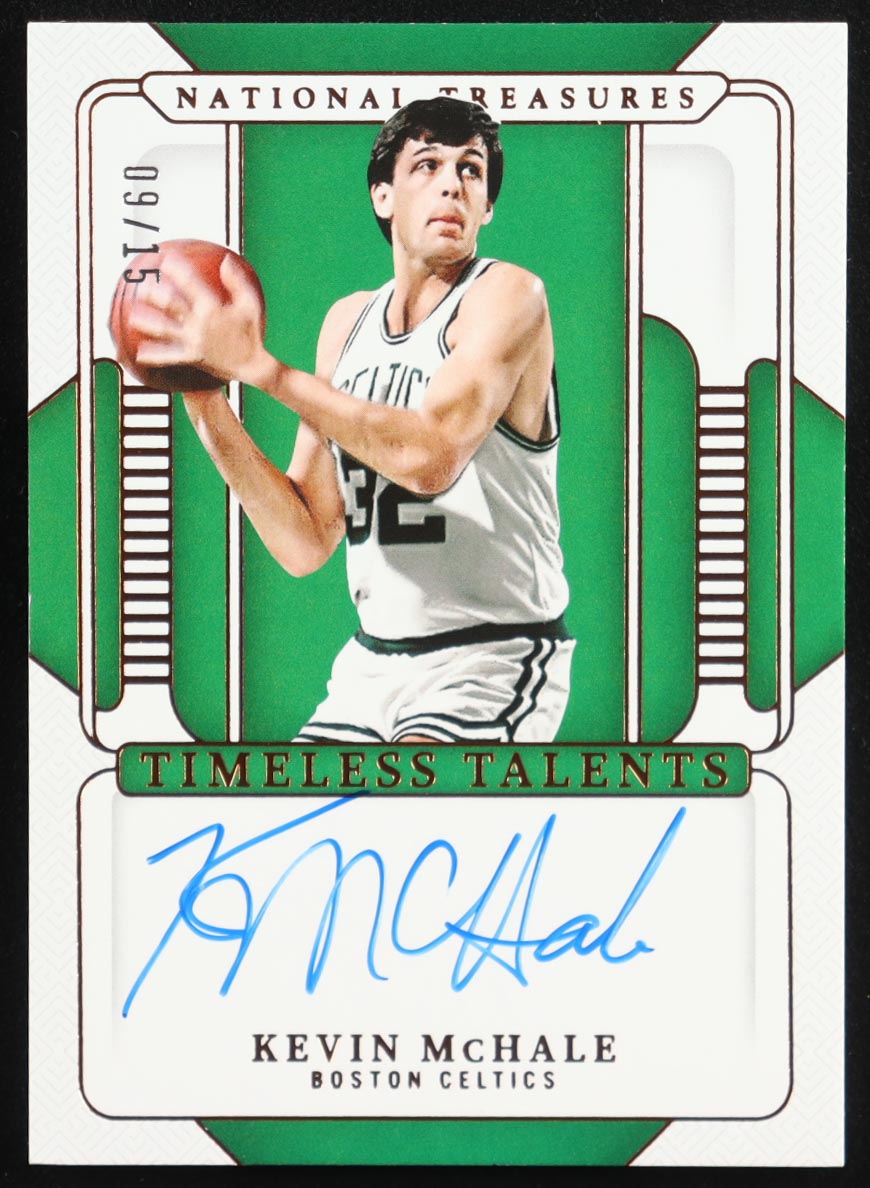 Kevin McHale 2024-25 Panini National Treasures Timeless Talents Signatures Bronze #2 #9/15 at PristineAuction.com Kevin McHale 2024-25 Panini National Treasures Timeless Talents Signatures Bronze #2 #9/15 at PristineAuction.com