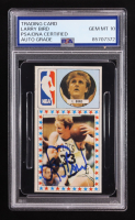 Larry Bird Signed 1986-87 Converse Merchante Spanish Card (PSA | Autograph Grade 10) at PristineAuction.com