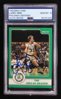 Larry Bird Signed 1984-85 Star Co. #11 (PSA | Autograph Grade 10) at PristineAuction.com