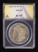 1921-S Morgan Silver $1 Dollar (ANACS AU55) at PristineAuction.com