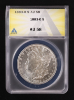 1883-O Morgan Silver $1 Dollar (ANACS AU58) at PristineAuction.com