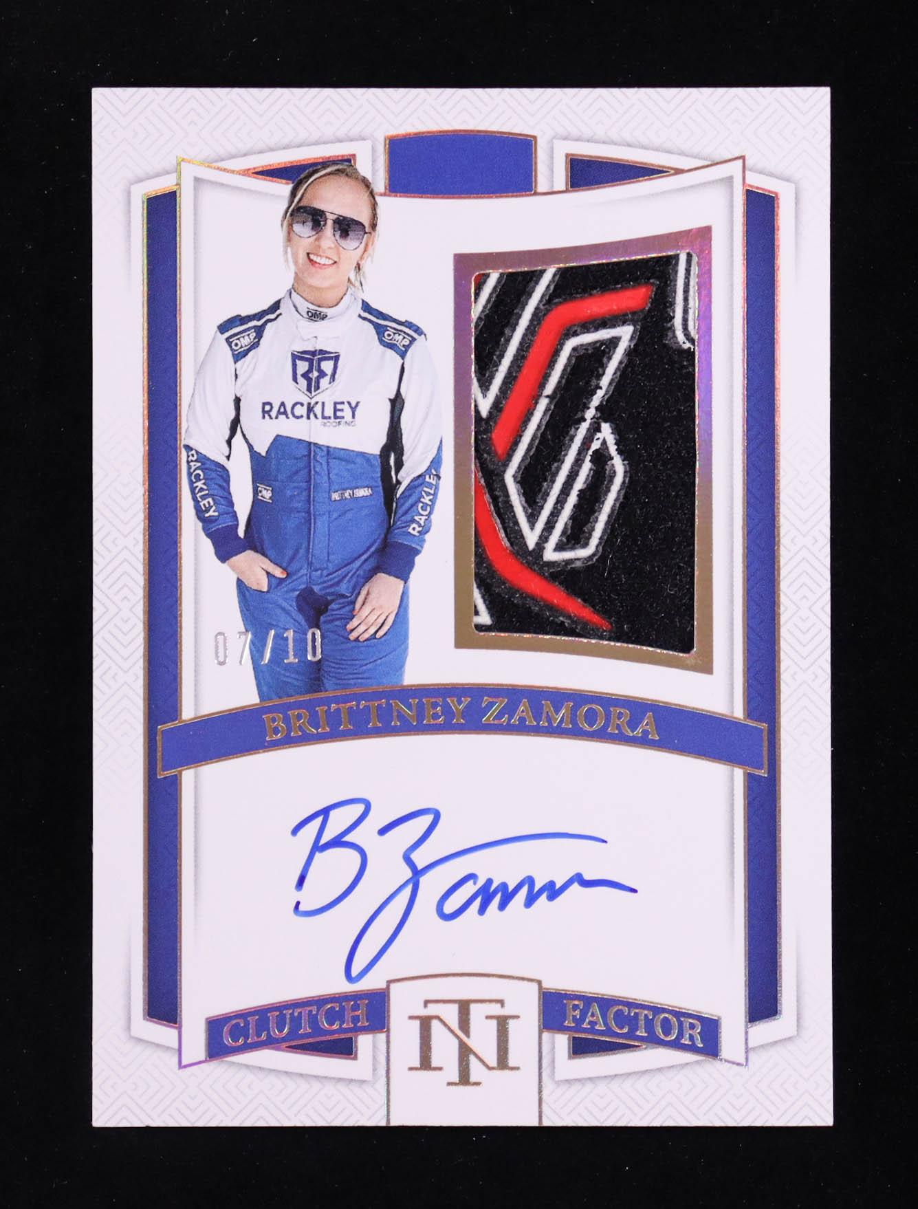 Brittney Zamora 2025 Panini National Treasures Clutch Factor Signatures Holo Gold #17 #07/10 at PristineAuction.com Brittney Zamora 2025 Panini National Treasures Clutch Factor Signatures Holo Gold #17 #07/10 at PristineAuction.com