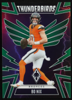 Bo Nix 2025 Panini Phoenix Thunderbirds Green #15 #84/99 at PristineAuction.com