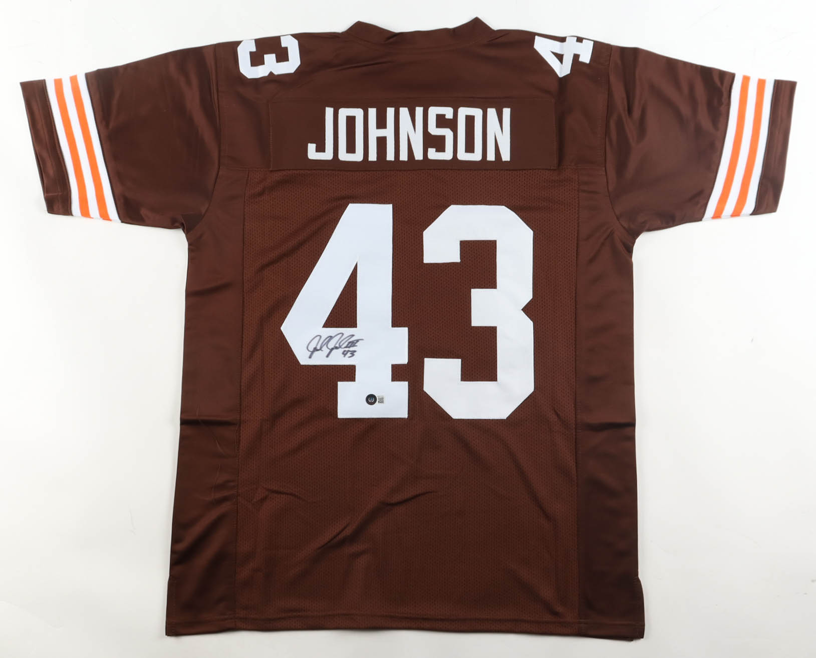 John Johnson Signed Jersey (Beckett) at PristineAuction.com John Johnson Signed Jersey (Beckett) at PristineAuction.com