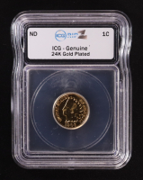 1906 Indian Head Cent - 24kt Gold Plated (ICG Genuine) at PristineAuction.com