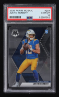 Justin Herbert 2020 Panini Mosaic #204 RC (PSA 10) at PristineAuction.com