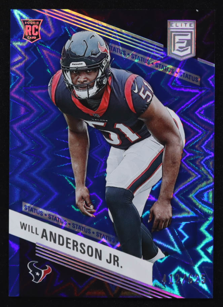 Will Anderson Jr. 2023 Elite Aspirations Shimmer #196 #412/625 RC