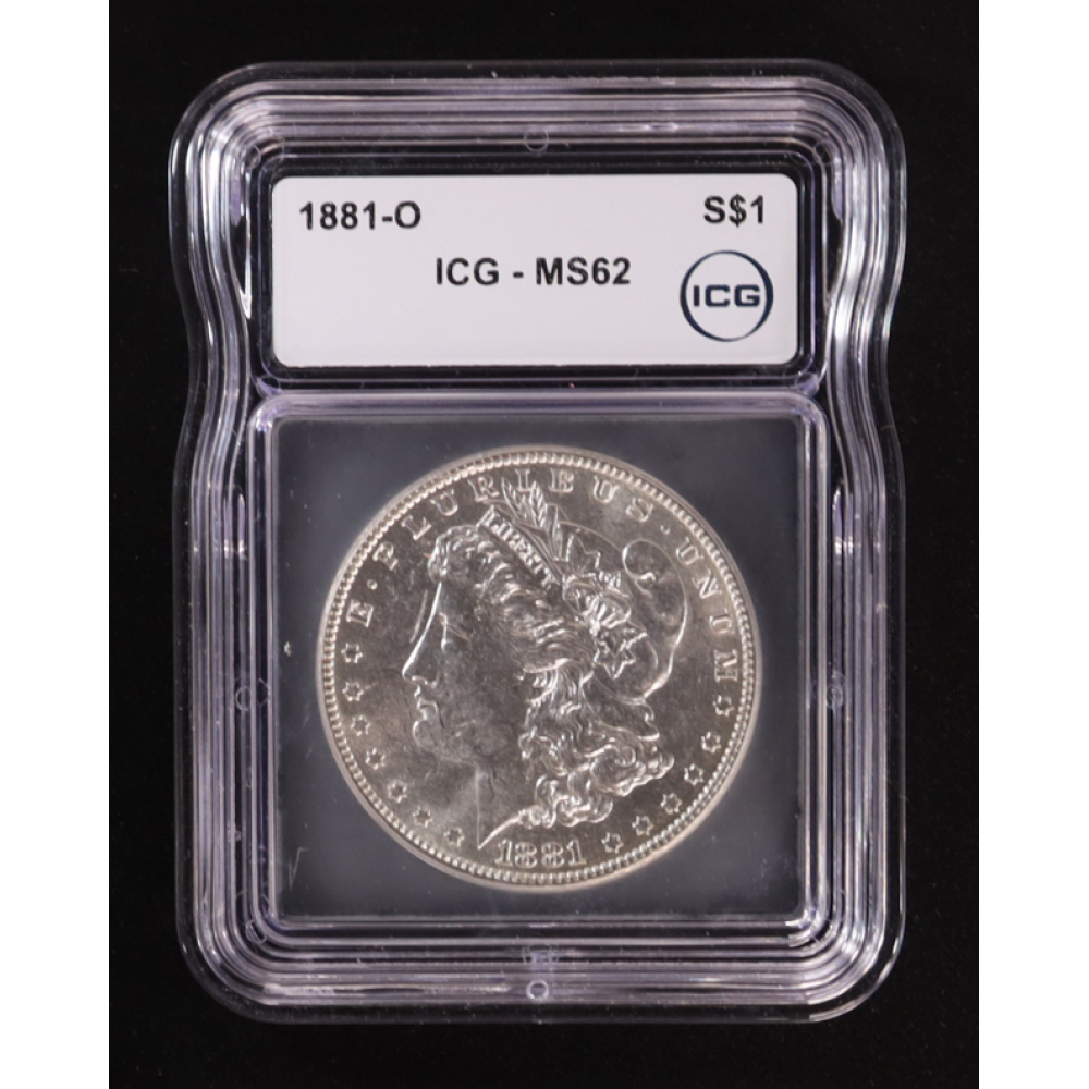 1881-S Morgan Silver $1 Dollar (ICG MS63) at PristineAuction.com