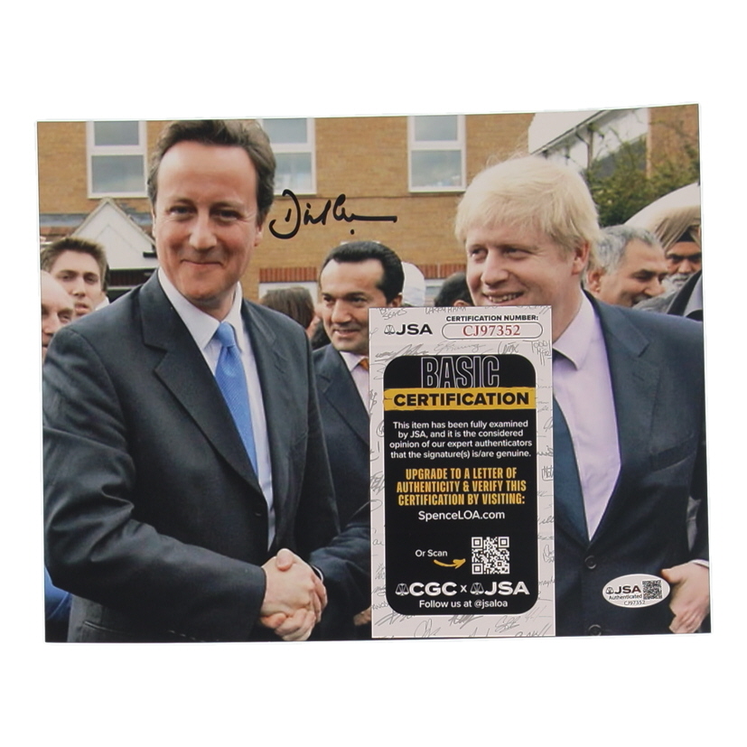 David Cameron Signed 8x10 Photo (JSA) at PristineAuction.com David Cameron Signed 8x10 Photo (JSA) at PristineAuction.com