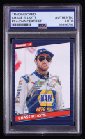 Chase Elliot Signed 2019 Panini Donruss Racing #108 (PSA) at PristineAuction.com