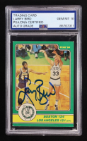 Larry Bird Signed 1984-85 Star Co. #7 (PSA | Autograph Grade 10) at PristineAuction.com