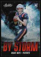 Drake Maye 2024 Absolute By Storm Spectrum Orange #3 #51/75 RC at PristineAuction.com