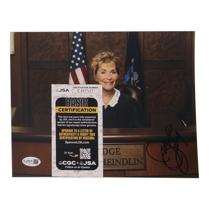 Judith Sheindlin Signed "Judge Judy" 8x10 Photo (JSA) at PristineAuction.com Judith Sheindlin Signed "Judge Judy" 8x10 Photo (JSA) at PristineAuction.com