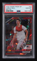 LaMelo Ball 2020-21 Panini Prizm Draft Picks Prizms Red Ice #43 RC (PSA 10) at PristineAuction.com