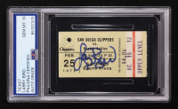 Larry Bird Signed Original Rookie Year Ticket Stub Dated Feb. 25, 1979 (PSA | Auto 10) at PristineAuction.com