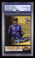 Jimmie Johnson Signed 2008-09 Press Pass Top 12 Chase For The Sprint Cup #109 (PSA) at PristineAuction.com