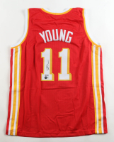 Trae Young Signed Jersey (Beckett & Young) at PristineAuction.com