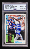 Darryl Strawberry Signed 1984 Topps Inscribed "86 WS Champs" #182 RC (PSA | Autograph Graded PSA 10) at PristineAuction.com