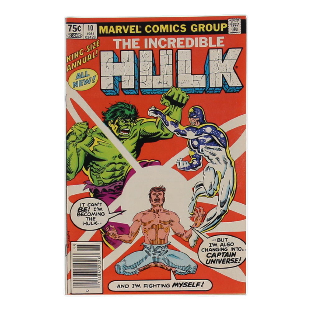 1981 "The Incredible Hulk Annual" Issue #10 Marvel Comic Book at PristineAuction.com