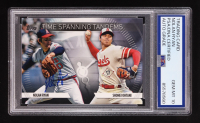 Nolan Ryan Signed 2023 Topps Time Spanning Tandems #TS-20 (PSA | Autograph Graded PSA 10) at PristineAuction.com