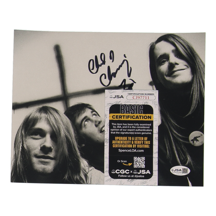 Chad Channing Signed Nirvana 8x10 Photo (JSA) at PristineAuction.com Chad Channing Signed Nirvana 8x10 Photo (JSA) at PristineAuction.com
