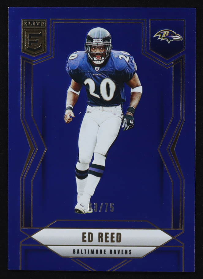 Ed Reed 2025 Elite Blue #72 #63/75 at PristineAuction.com Ed Reed 2025 Elite Blue #72 #63/75 at PristineAuction.com