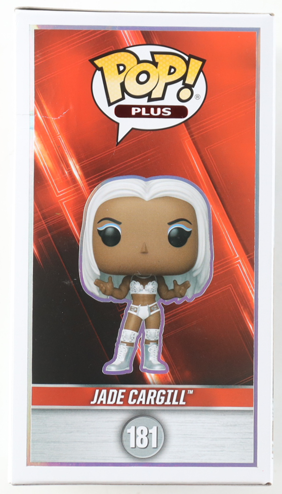 Jade Cargill Signed WWE #181 Funko Pop! Vinyl Figure (JSA) at PristineAuction.com Jade Cargill Signed WWE #181 Funko Pop! Vinyl Figure (JSA) at PristineAuction.com