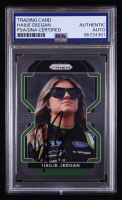 Hailie Deegan Signed 2022 Panini Prizm Racing #71 (PSA) at PristineAuction.com