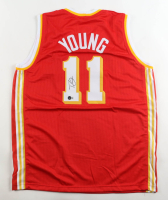 Trae Young Signed Jersey (Beckett) at PristineAuction.com