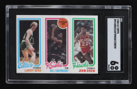 Larry Bird / Bill Cartwright / John Drew 1980-81 Topps #94 (SGC 6) at PristineAuction.com