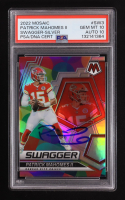 Patrick Mahomes II Signed 2022 Panini Mosaic Swagger Silver #3 (PSA 10 | Autograph Graded PSA 10) at PristineAuction.com