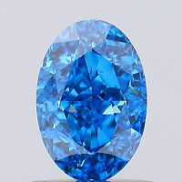 1.01 Carats Lab Grown Fancy Vivid Blue Diamond Loose VS1 | (IGI Cert) at PristineAuction.com