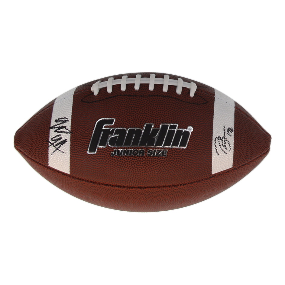 Tyson Bagent & Gervon Dexter Signed Youth Football (PSA) at PristineAuction.com Tyson Bagent & Gervon Dexter Signed Youth Football (PSA) at PristineAuction.com