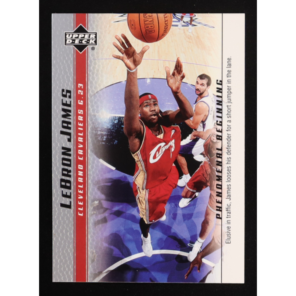 LeBron James 2003-04 Upper Deck Phenomenal Beginning LeBron James #6 RC at PristineAuction.com