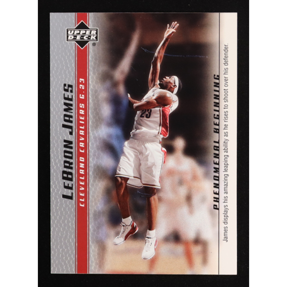 LeBron James 2003-04 Upper Deck Phenomenal Beginning LeBron James #12 RC at PristineAuction.com