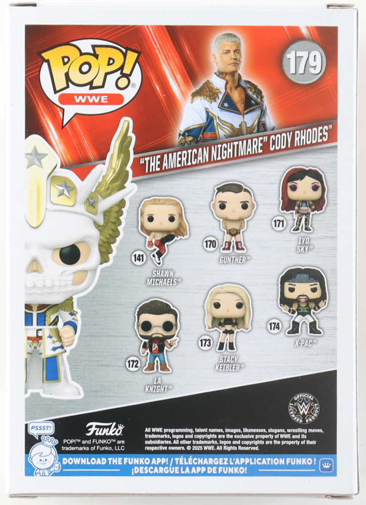 Cody Rhodes Signed WWE #179 "The American Nightmare" Cody Rhodes Funko Pop! Vinyl Figure (JSA) at PristineAuction.com Cody Rhodes Signed WWE #179 "The American Nightmare" Cody Rhodes Funko Pop! Vinyl Figure (JSA) at PristineAuction.com